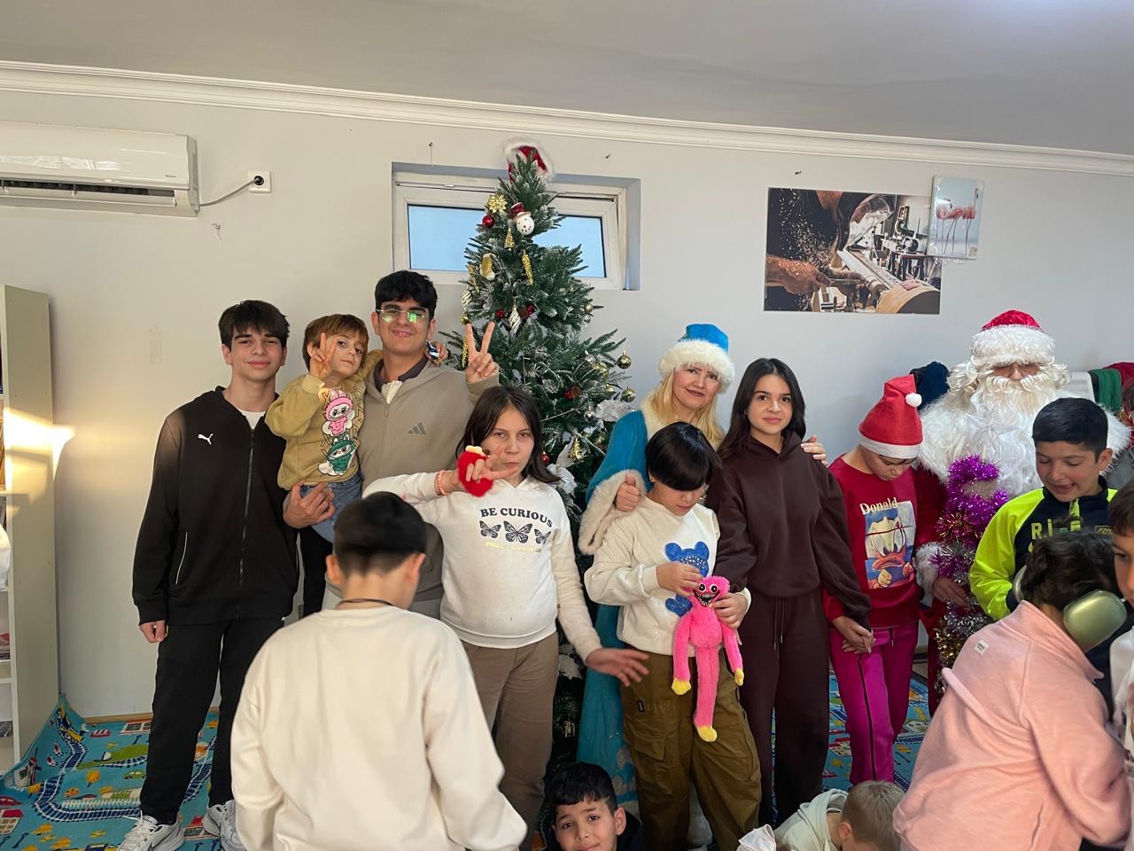 New Year celebration with orphanage children